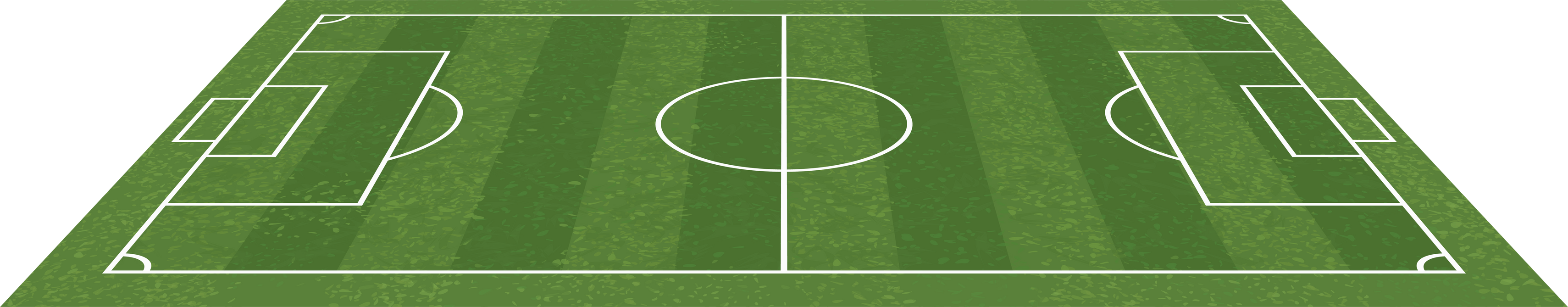 Soccer Football Field and Ball. Grass Field for Soccer Sport.